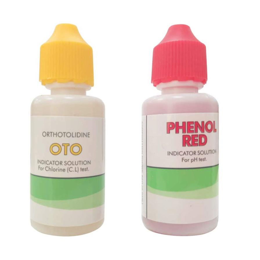 Aqua PH & CL Test Kit Refill Bottles (2 pcs)