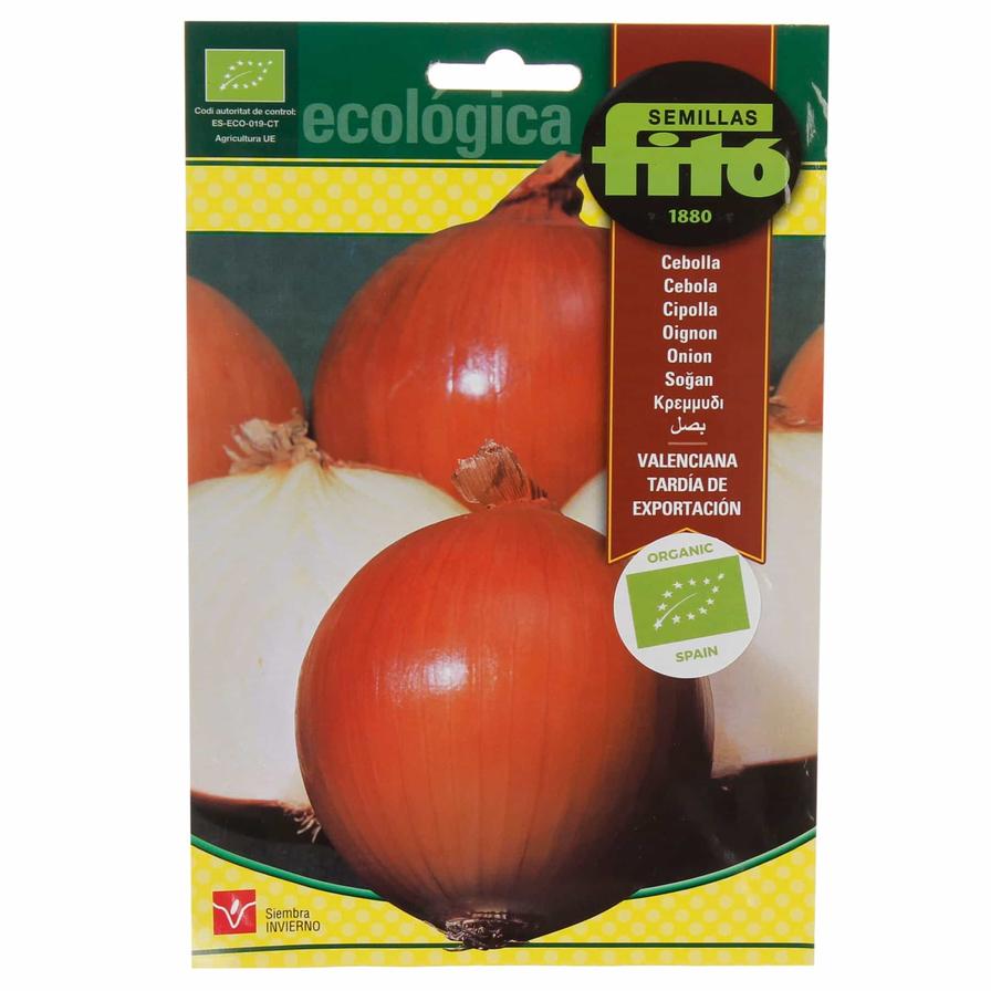 Semillas Fito Organic Onion Valenciana Seed Pack