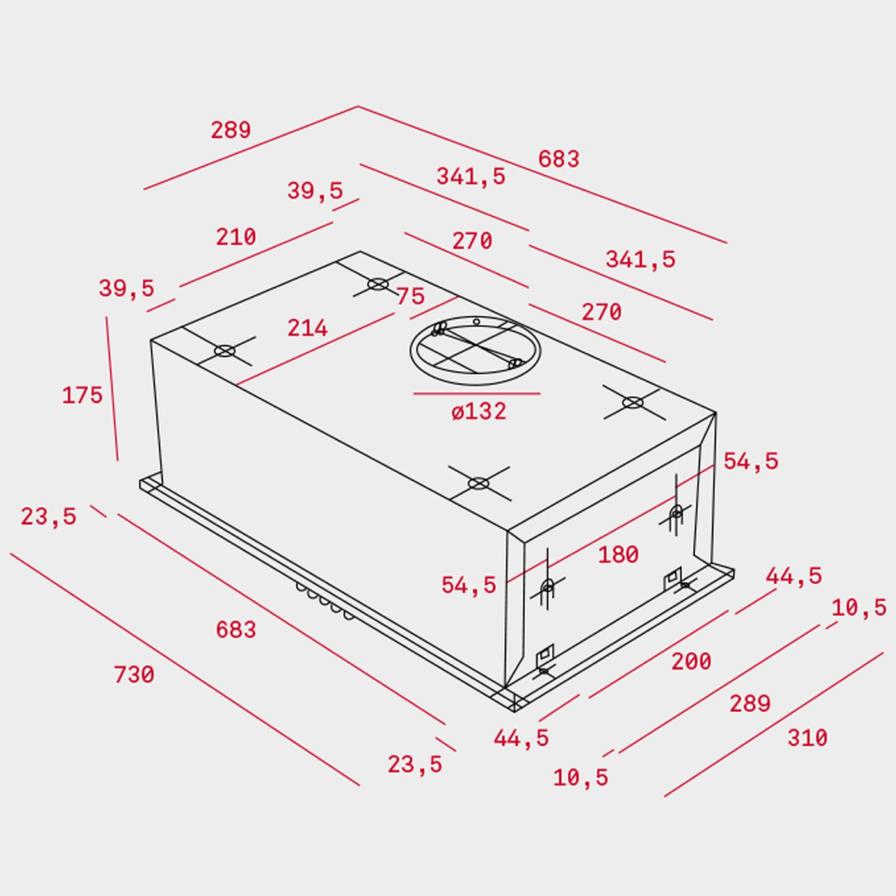 Teka hood filter 295x250 mm GFH73 61846021