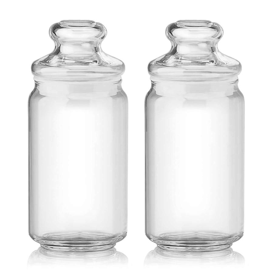 Ocean Glass Pop Jar Set (750 ml, 2 Pc.)