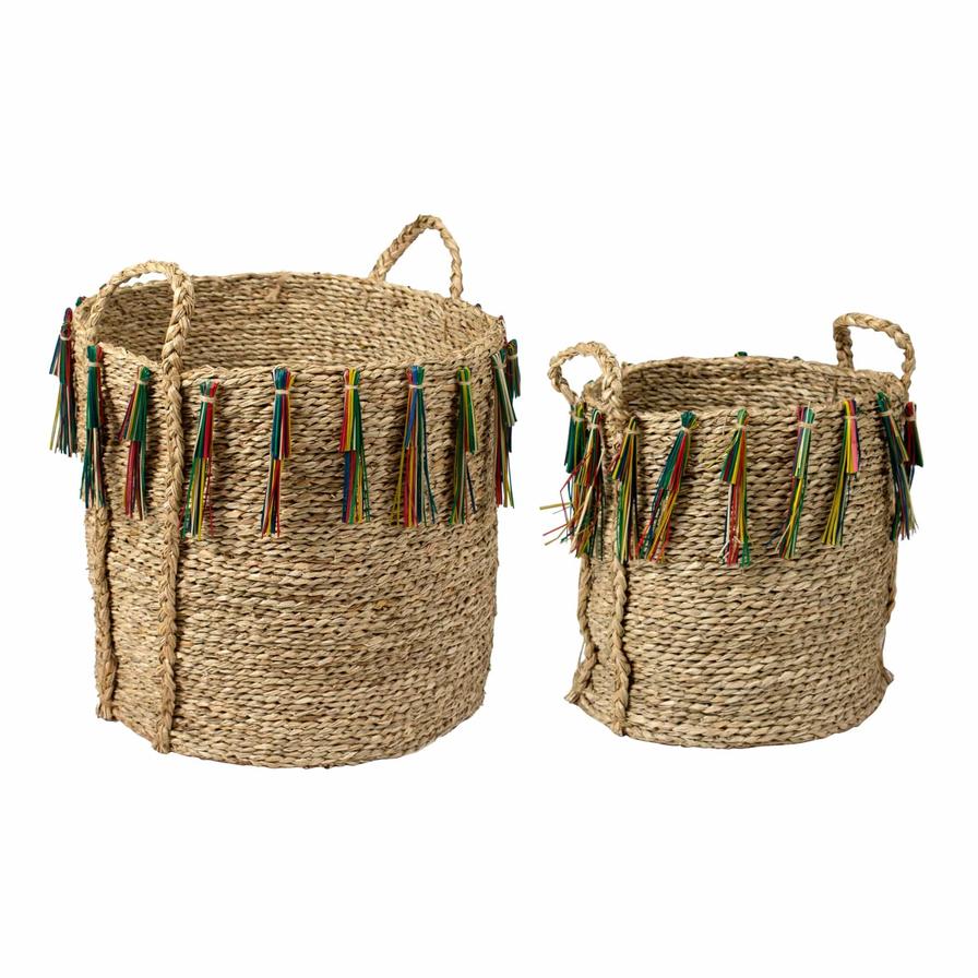 Seagrass Storage Basket Set (2 Pc.)