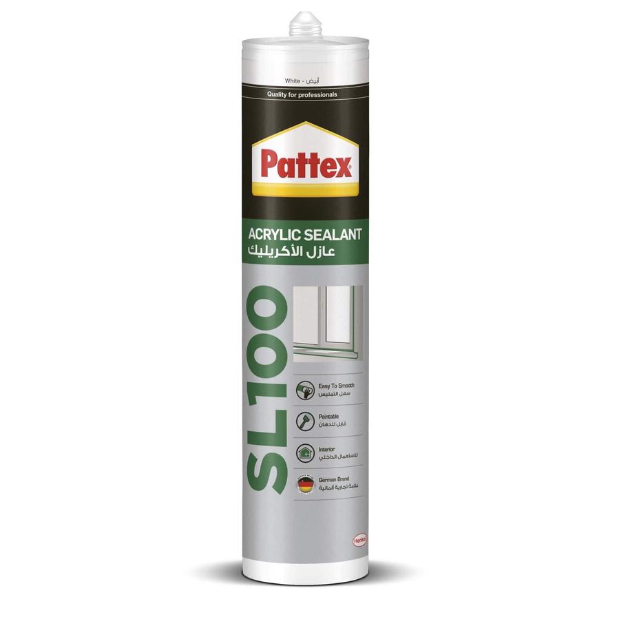 Pattex SL100 Acrylic Sealant (White)