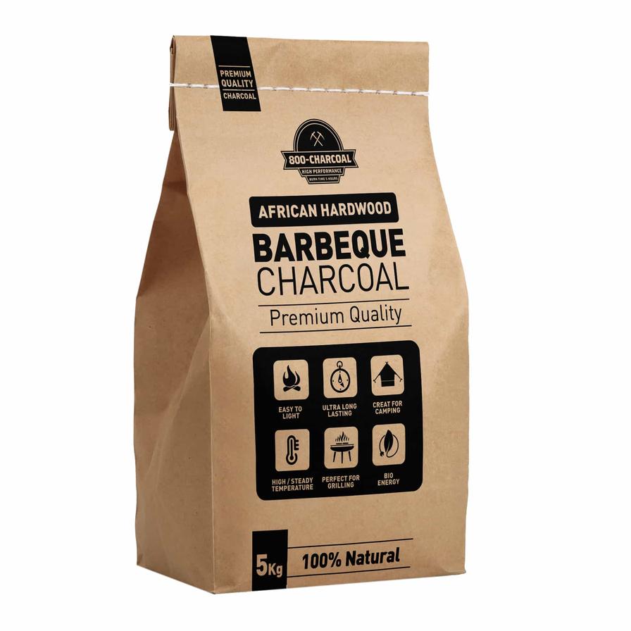 800-Charcoal African Hardwood Natural Barbeque Charcoal (3 kg)