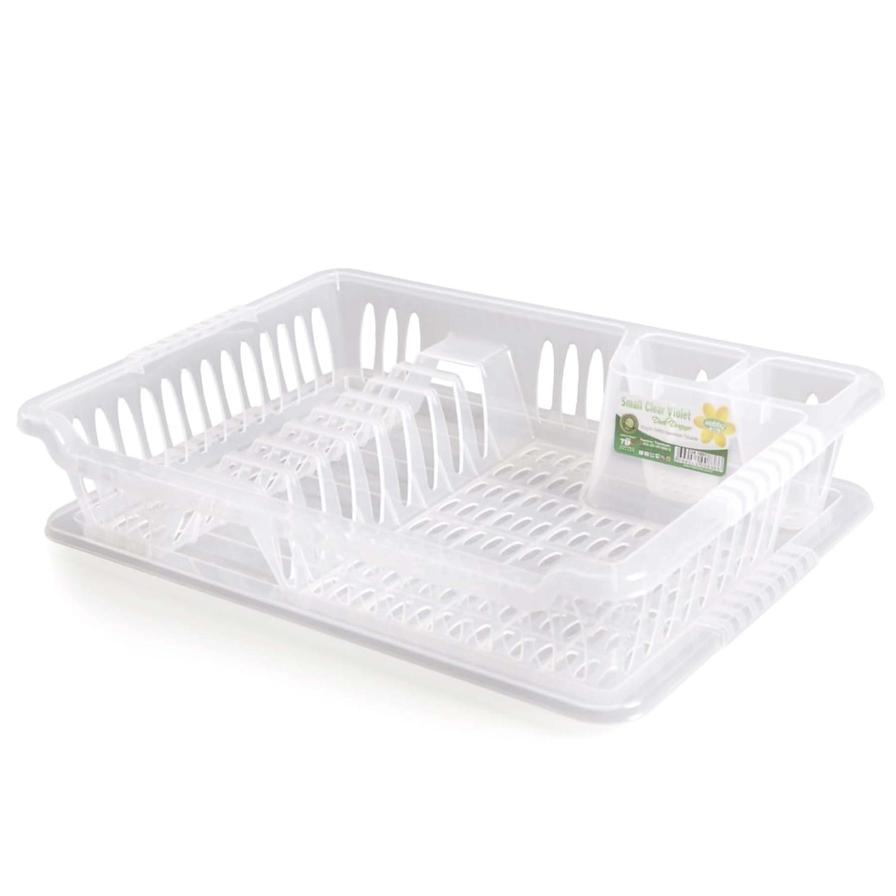 Clear dish drainer tray sale