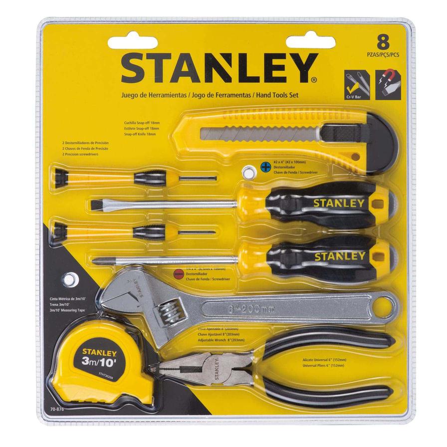Stanley Hand Tool Set, 70-876 (8 Pc.)