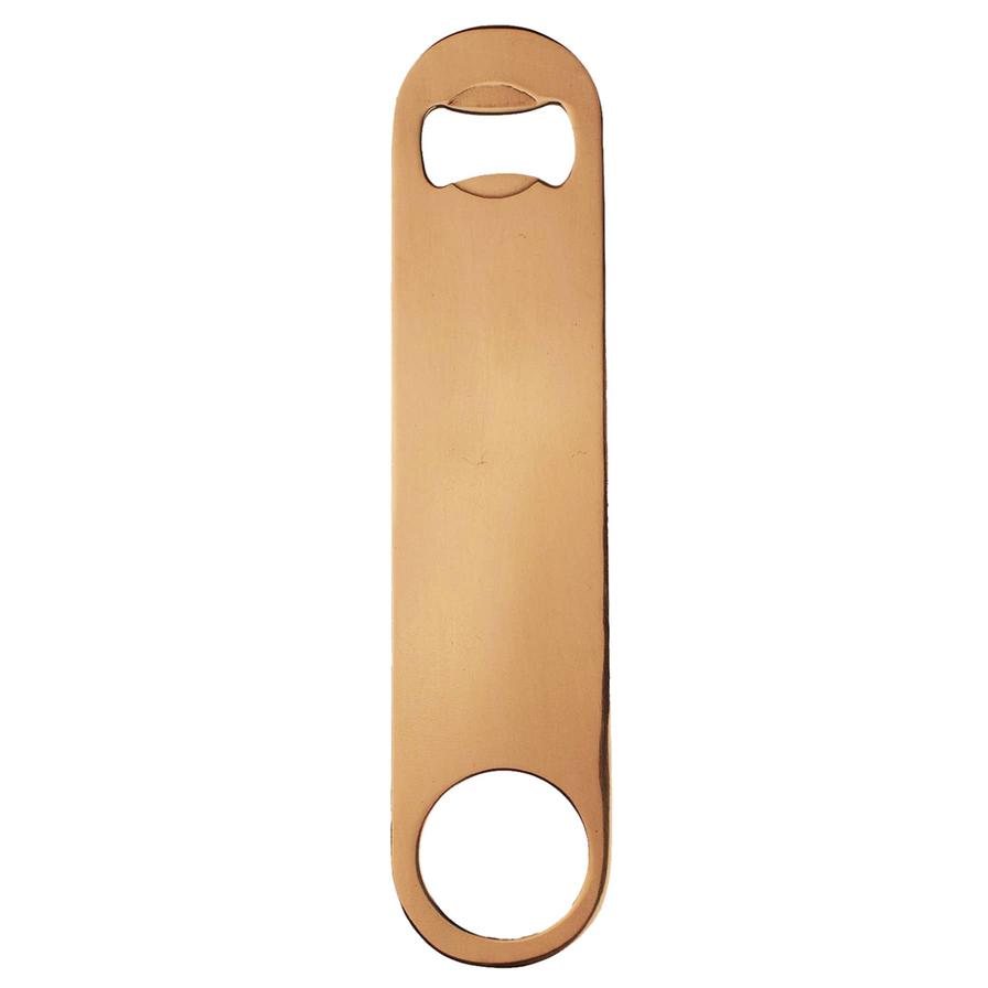 Raj Copper Flat Bottle Opener (25.2 x 6.2 x 1.1 cm)