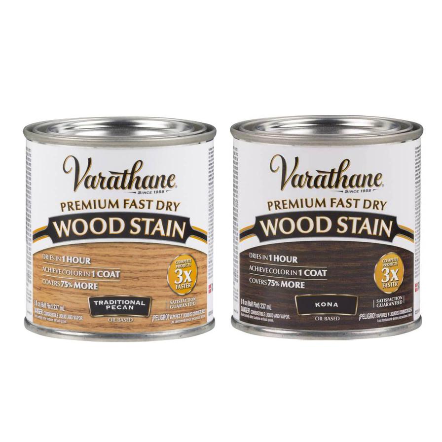 Varathane Premium Fast Dry Wood Stain Combo (237 ml each)