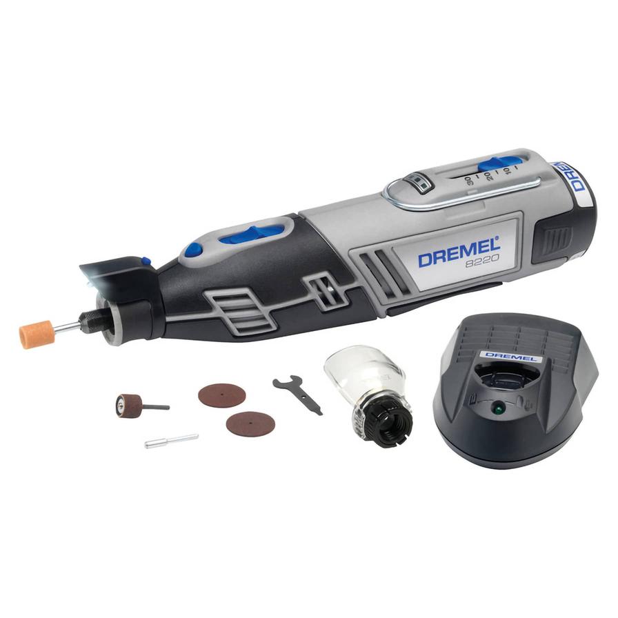 Dremel Cordless Rotary Tool, 8220 (12 V) + Accessories