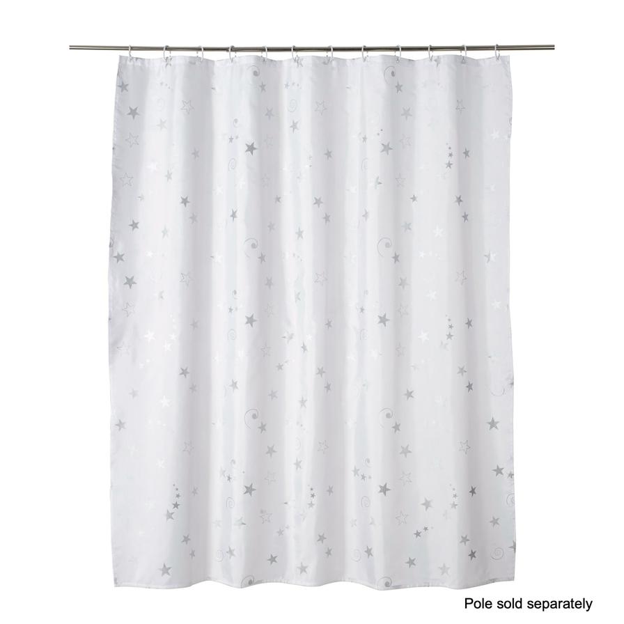 Cooke & Lewis Drawa Polyester Shower Curtain (1800 x 1800 mm)