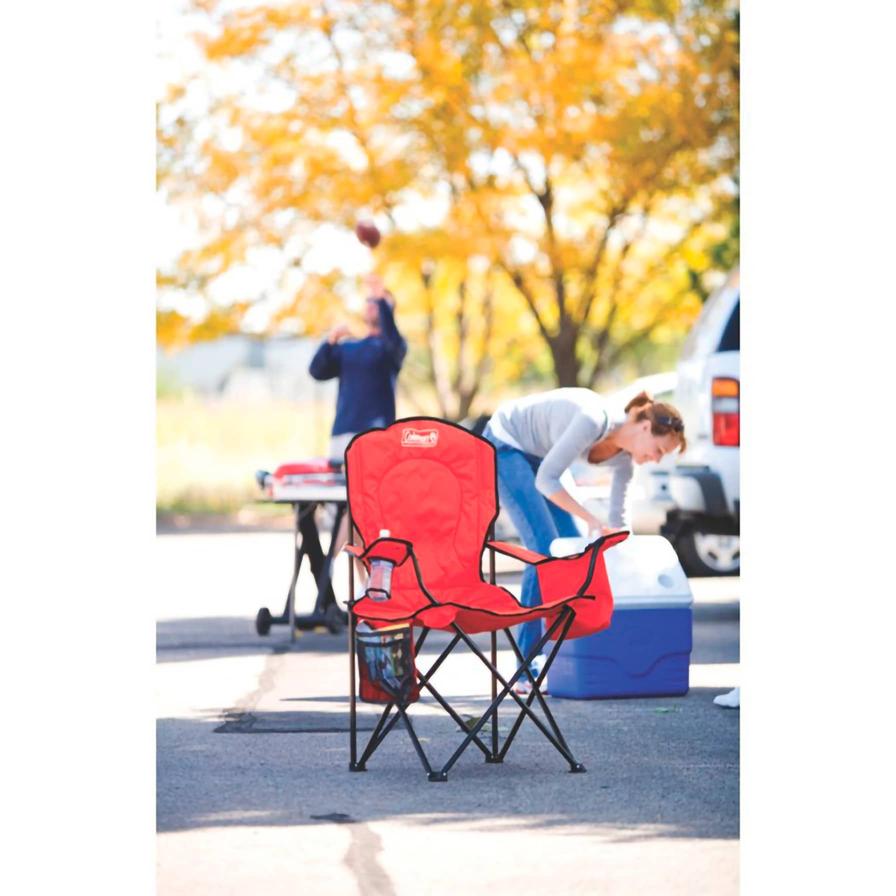 Coleman chair with store cooler