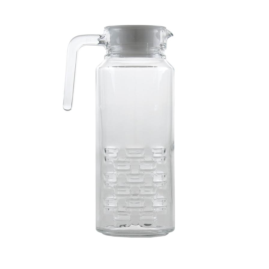 Luminarc Cheqs Sodo Glass Fridge Jug W/Lid (1.3 L)