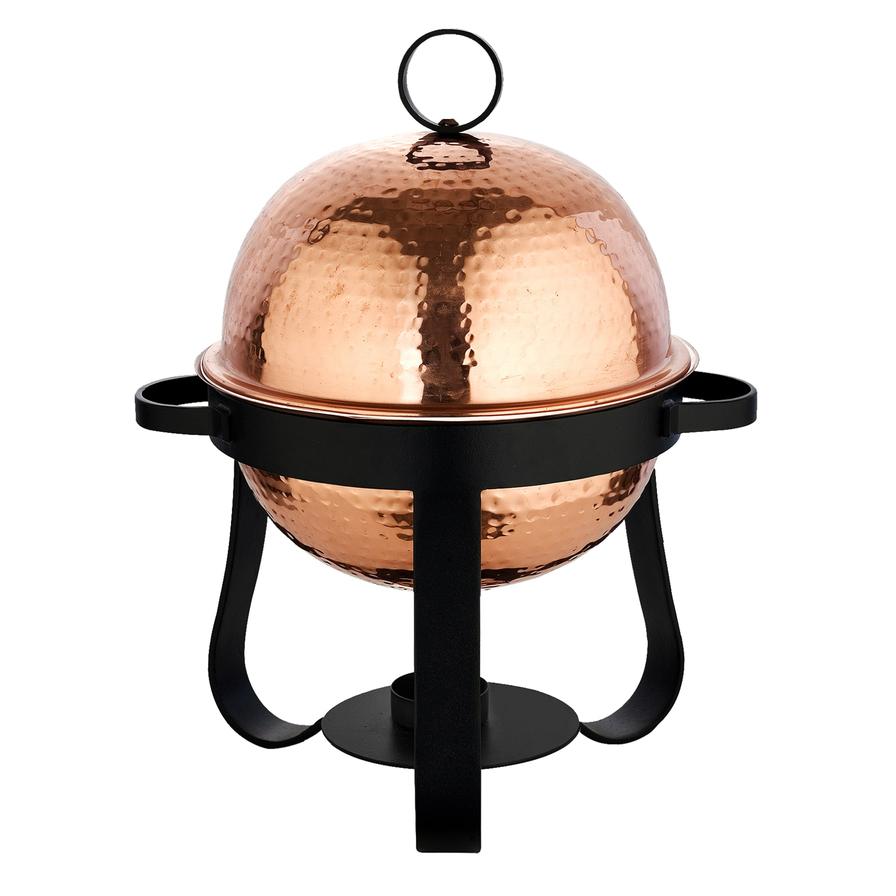 Raj Copper Mini Chafing Dish (1 L, 28 x 21 x 29 cm)