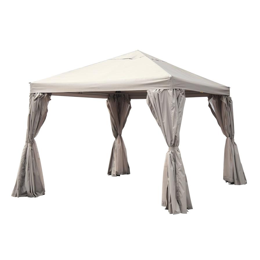 Preston Square Steel Gazebo GoodHome (3000 x 2880 x 3000 mm)