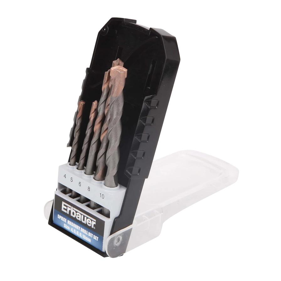 Buy Erbauer Masonry Drill Bit Set 5 Pc. Online in Dubai the