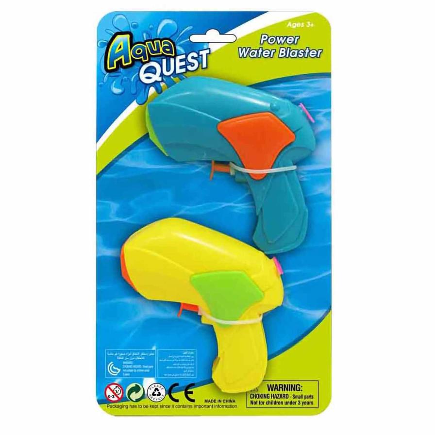 Mondo Aqua Quest Water Pistol Twin Pack (10 cm, 2 Pc.)