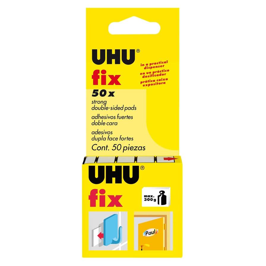 UHU Double Sided Mounting Pad Pack (50 Pc.)