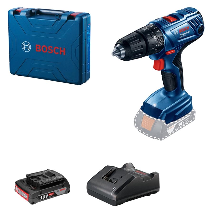 Buy Bosch Professional Cordless Impact Drill, Gsb 180-li W Battery (18 