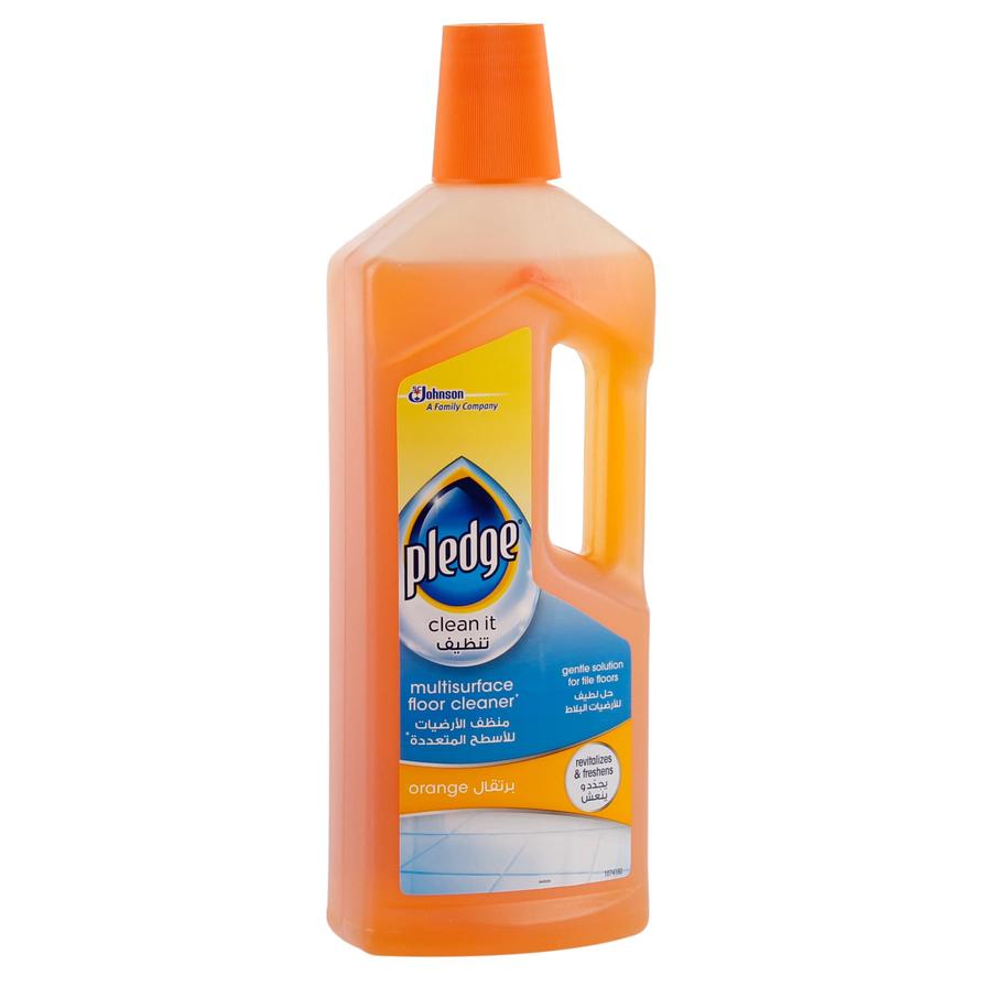 Pledge Clean It Multi-Surface Floor Cleaner, Orange (750 ml)