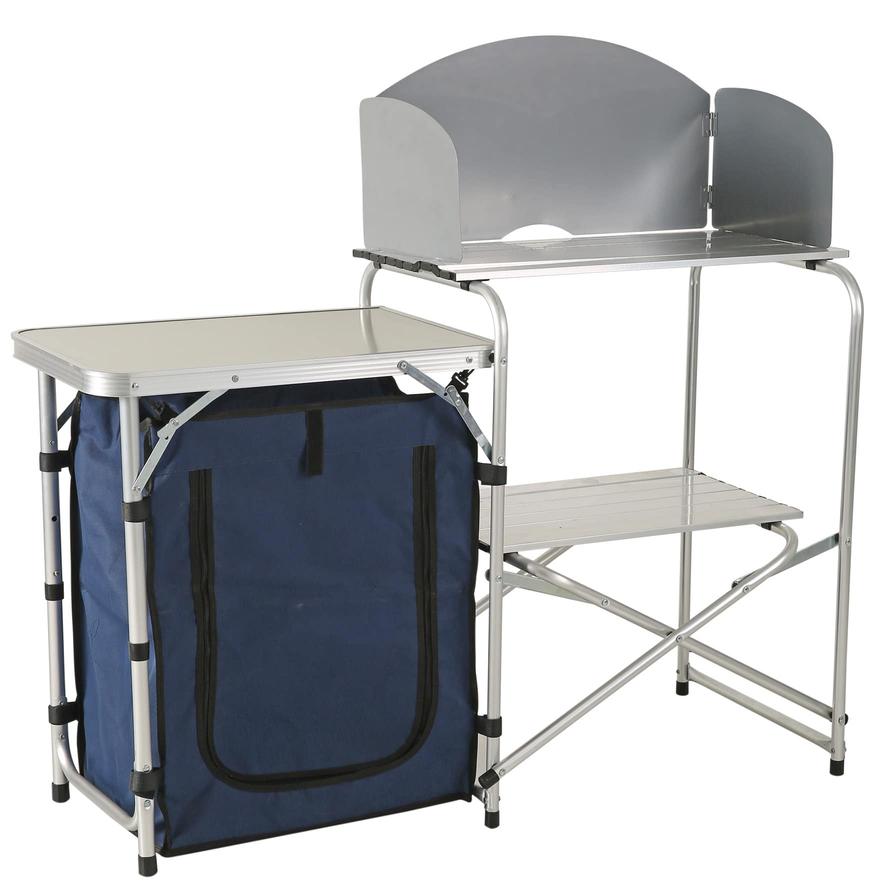 Portable Single Storage Camping Kitchen Table