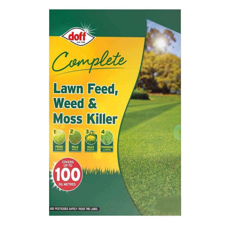 Doff 4-in-1 Lawn Feed, Weed & Moss Killer (1.75 kg)