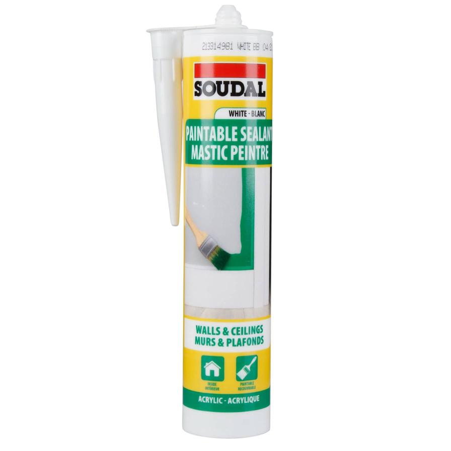 SOUDAL mastic de peintre turbo blanc 290ml