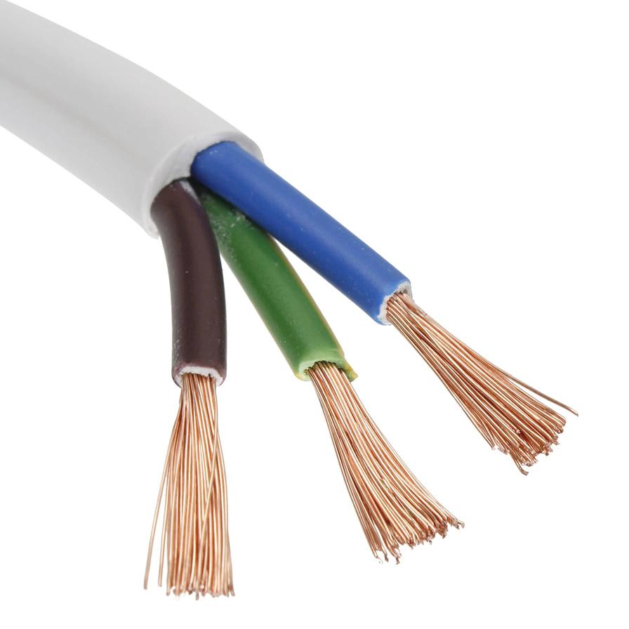 Buy Oshtraco 3-Core Flexible Copper Cable Roll (2.5 mm x 1 m, Sold Per  Meter) Online in Qatar