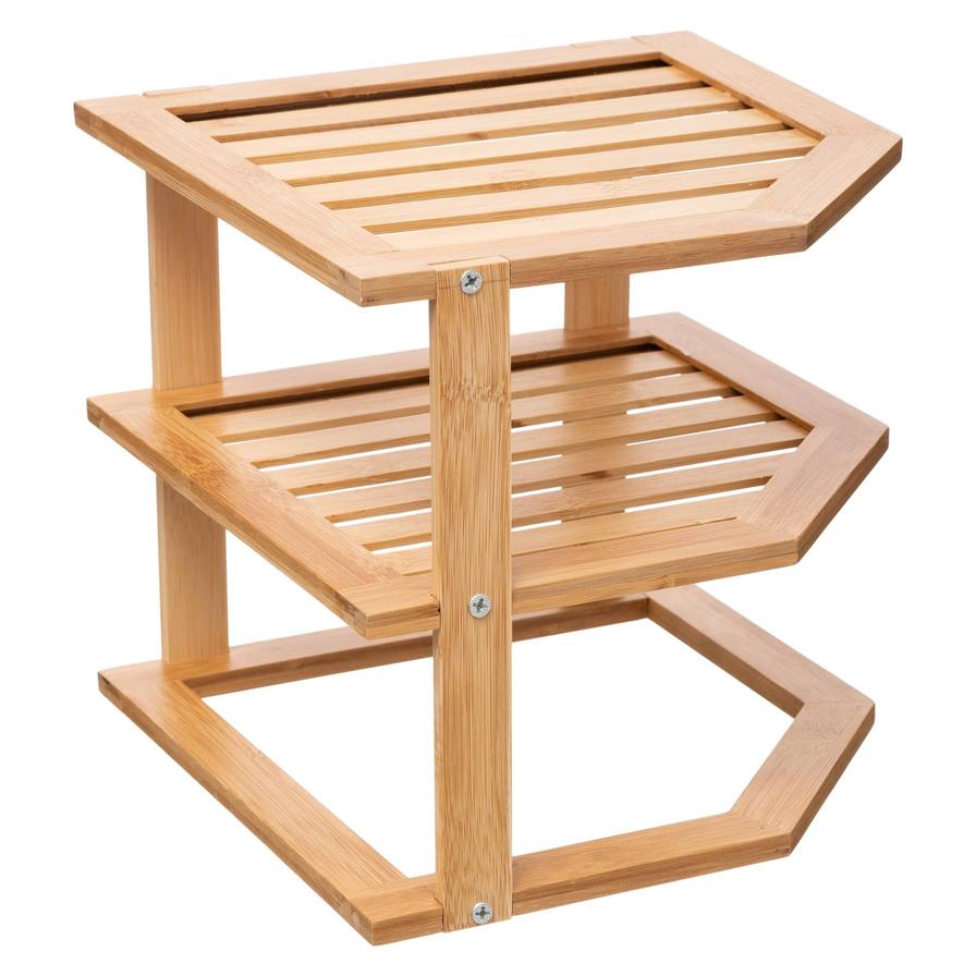 Wooden corner plate rack hotsell
