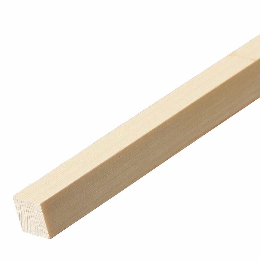 Buy Cheshire Mouldings Smooth Square Edge Pine Stripwood (21 x 21 x 900 ...