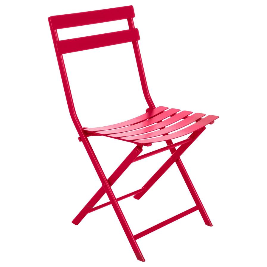 Pink foldable online chair