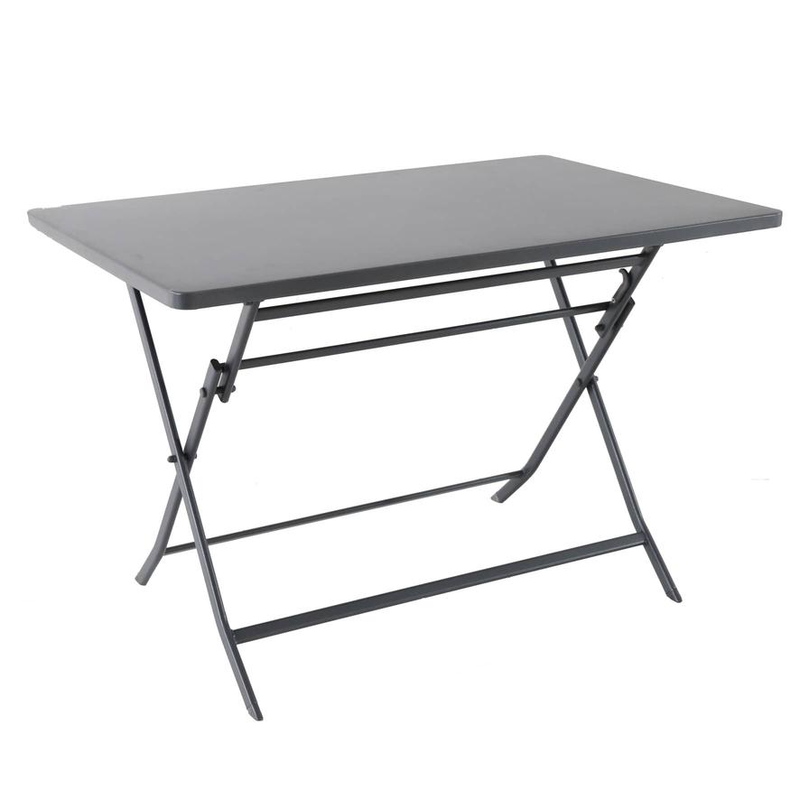 Steel on sale folding table