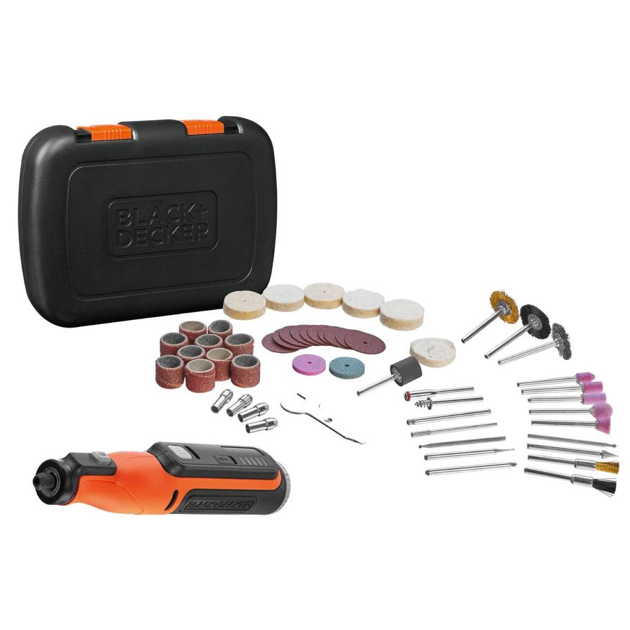 Buy Black & Decker 18V 13mm Orange & Black Cordless Random Orbit Sander  with Dust Collector, BDCROS18N-XJOnline at Best Price in UAE