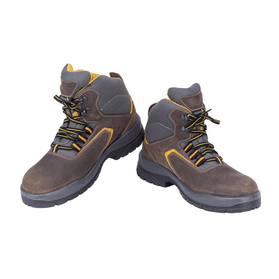 Buy Mallcom Ontilla High Ankle Nubuck Leather Safety Shoes (Size 42 ...