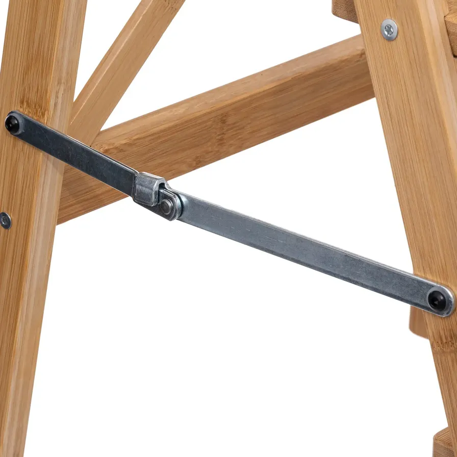 Bamboo folding step stool sale