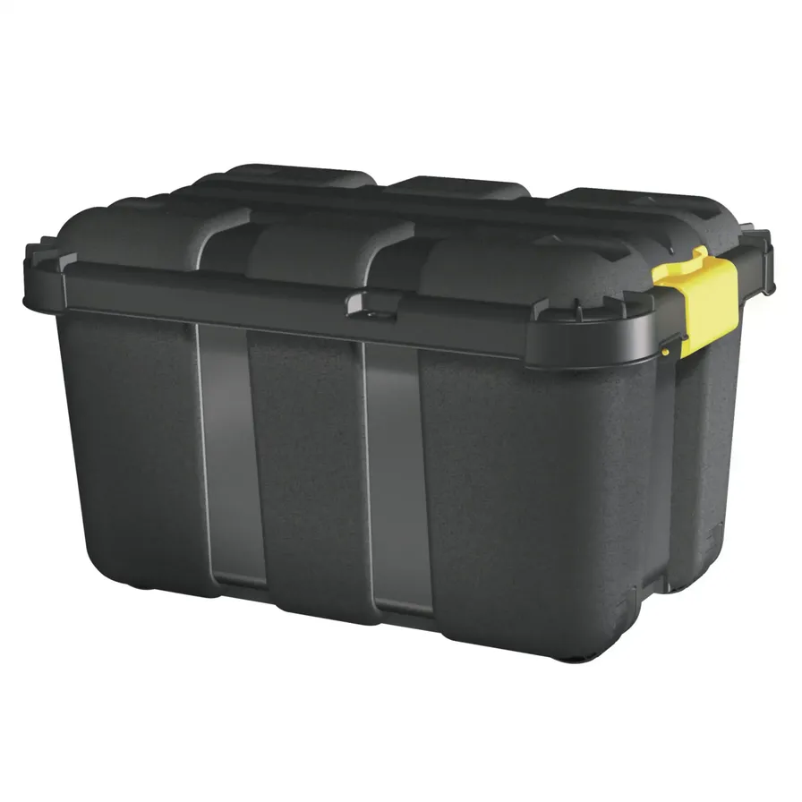 Buy Form Skyda Plastic Storage Trunk W/Lid & Wheels (49 L) Online in ...