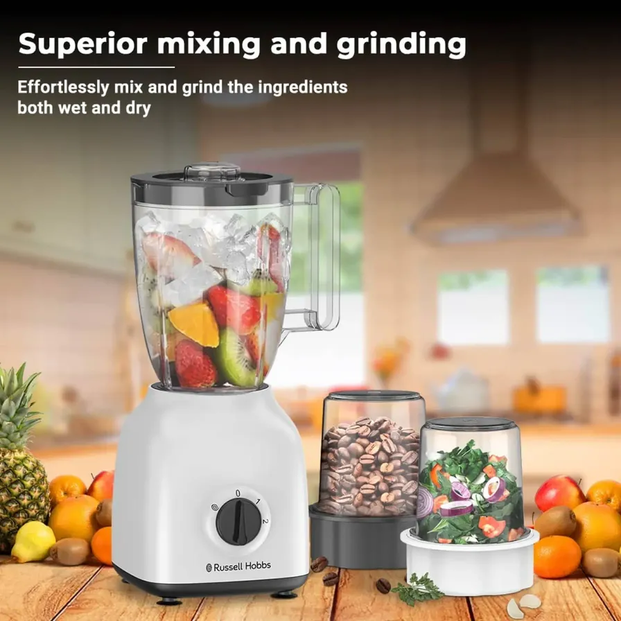 Russell Hobbs Blender With Grinder And Multi Chopper Mills BWM102 Online  Shopping on Russell Hobbs Blender With Grinder And Multi Chopper Mills  BWM102 in Muscat, Sohar, Duqum, Salalah, Sur in Oman