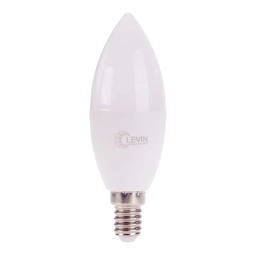 Buy Levin E14 LED C37 Candle Light Bulb (6 W, Daylight) Online in Dubai &  the UAE