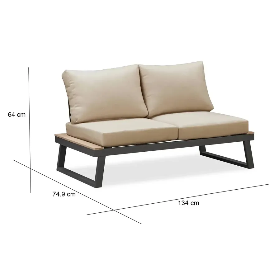 Steel furniture online sofa