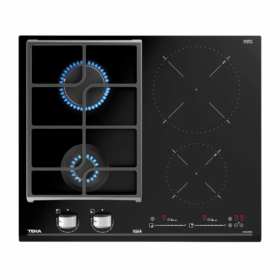 Buy Teka 4Zone Gas On Glass + Induction Hob, JZC 64322 AB (98 x 60 x