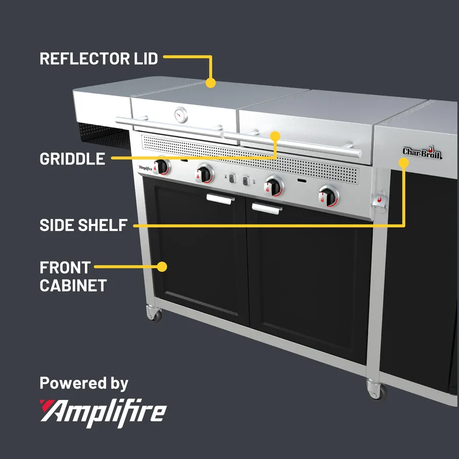 Buy Char Broil Medallion Series Vista Outdoor Kitchen 4 Burner Gas