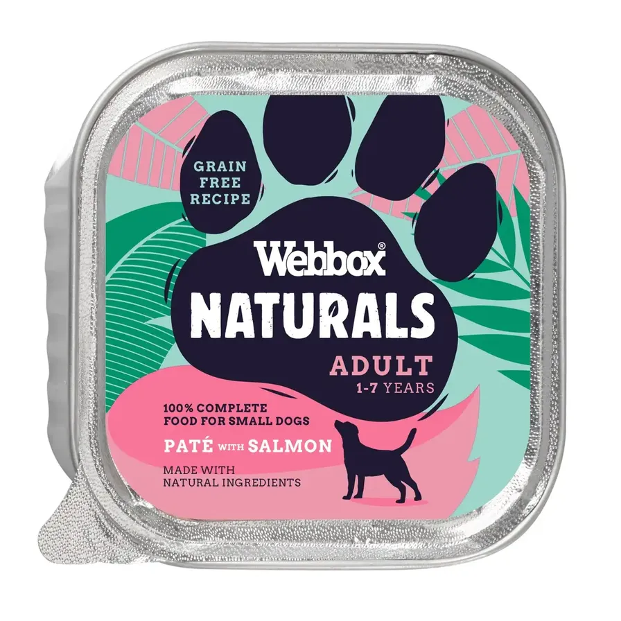 Shop Webbox Naturals Salmon Pate Wet Dog Food for Adult Dogs (150
