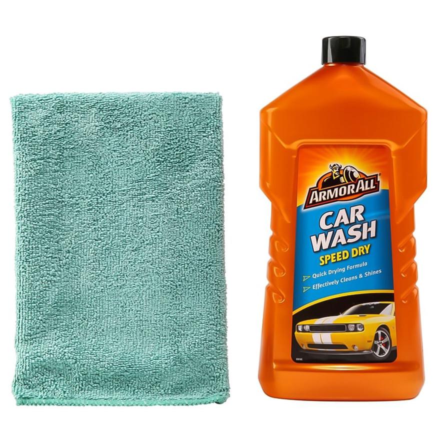 Buy Armor All Speed Dry Car Wash Shampoo W/Microfiber Wash Pad (1