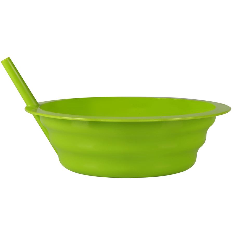 Arrow Plastic Sip A Bowl (651 ml, Green)