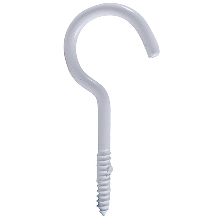 Ace Small White Steel 0.875 in. L Cup Hook 8 pk - Ace Hardware