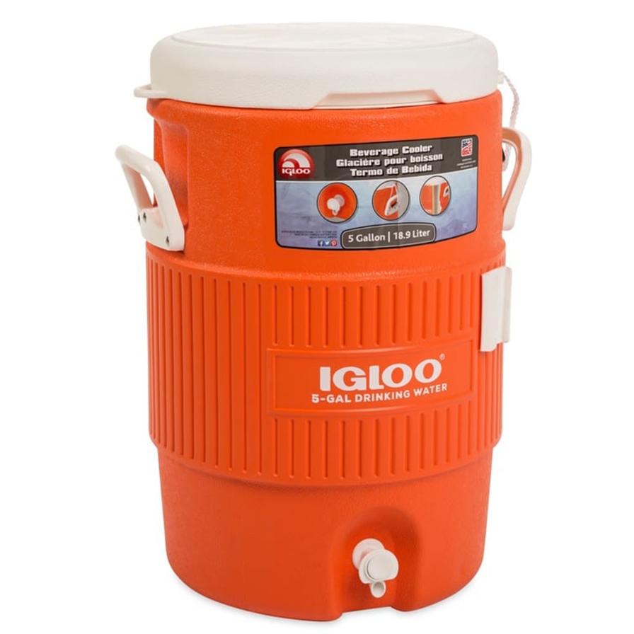 Igloo Beverage Cooler (5 gal, Orange)