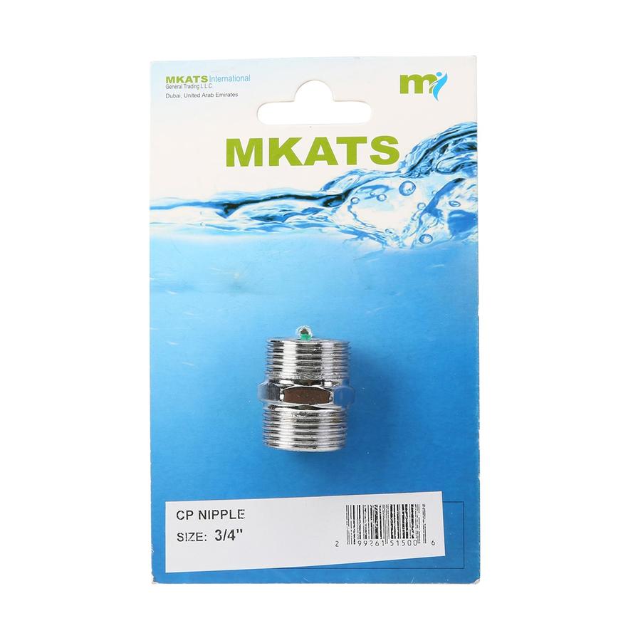 Mkats Nipple Pipe Fitting 3/4in