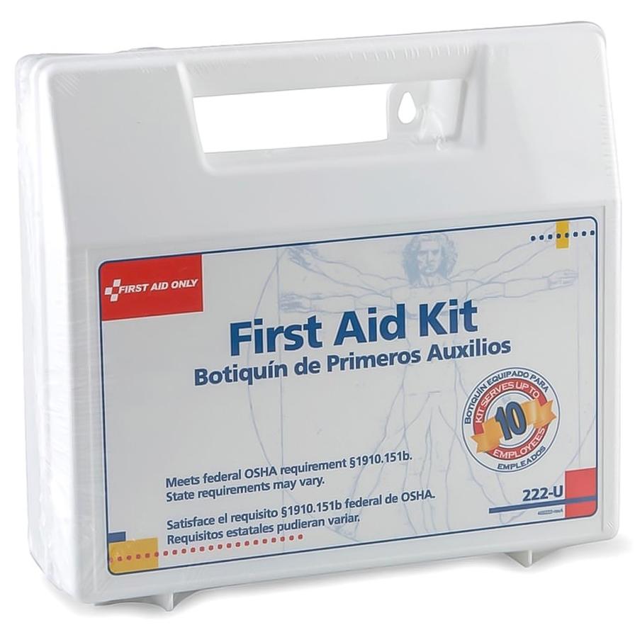 First Aid Only 10-People First Aid Kit (62 Pc.)
