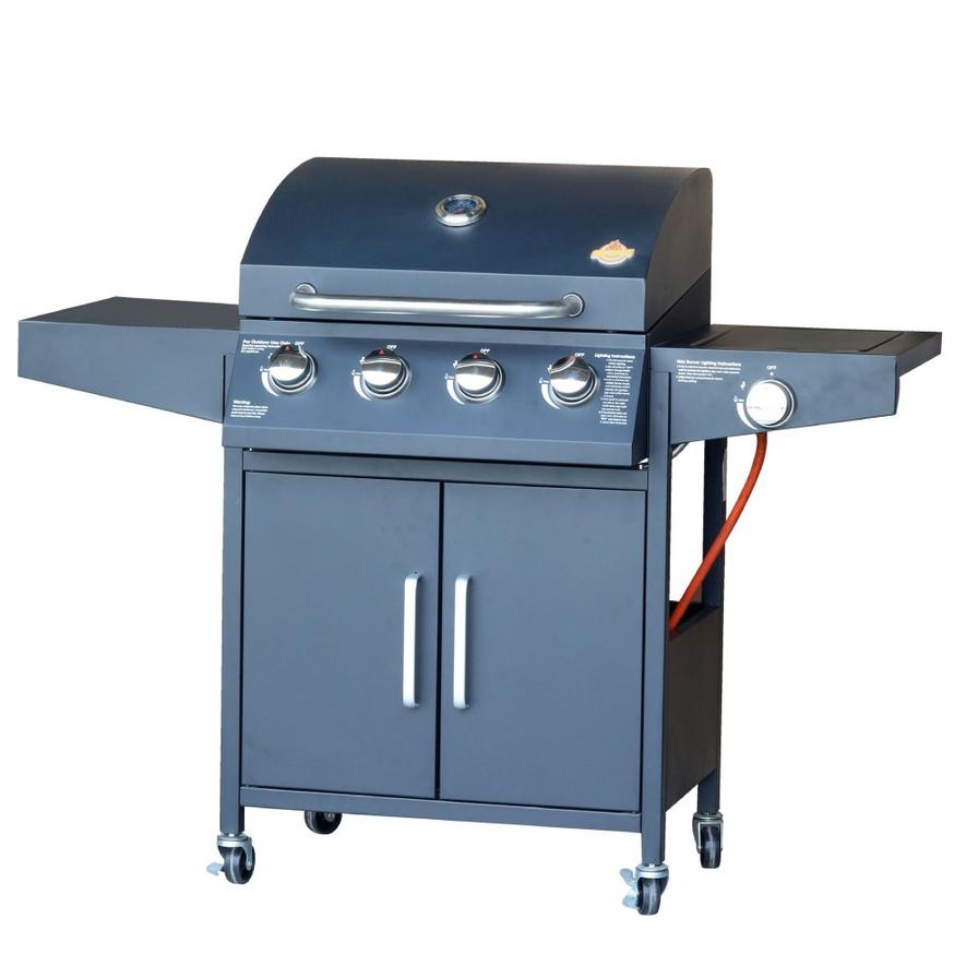 Bbq with gas burner sale