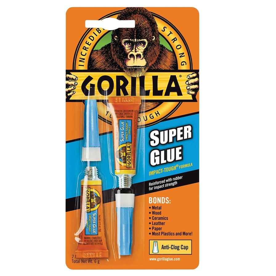 Gorilla Super Glue (3 g, 2 pcs)