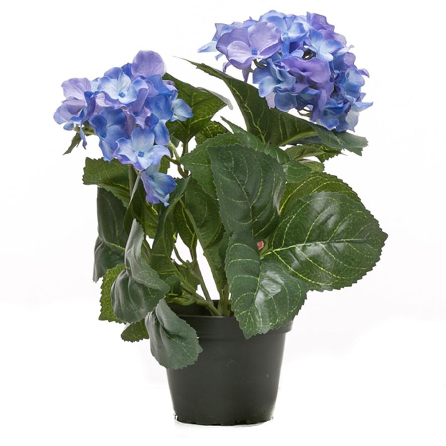 Artificial Potted Hydrangea (Blue)