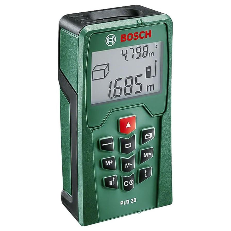 Bosch PLR 25 Digital Laser Measurer (Green)